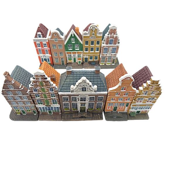 Blokker 100-Year Anniversary Dutch Canal Houses Set of 10 w/ Boxes 🇳🇱 - Picture 11 of 16